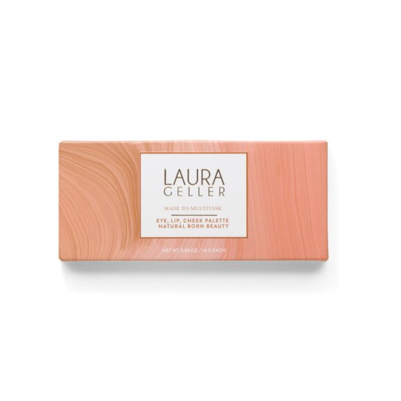 LAURA GELLER Multi Made To Multitask Natural Born Beauty Eye Lip Cheek Palette - Picture 2 of 2